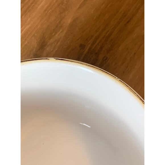 Sur La Table Round Covered Baking Dish White Serving Dish Soup 6" Diameter - Picture 10 of 13